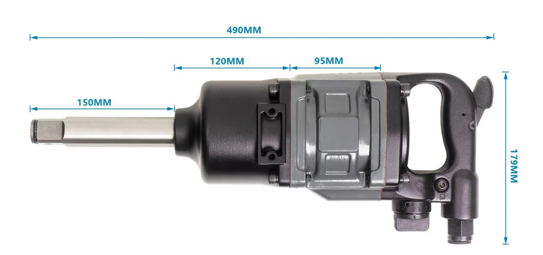 Industriale professionale resistente pneumatico veloce ed accurato dell'aria Tr-535 della chiave pneumatica a 1 pollici della chiave pneumatica