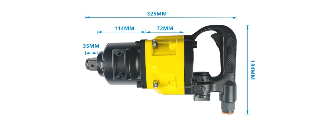 chiave pneumatica pneumatica 2600nM a 1 pollici 0