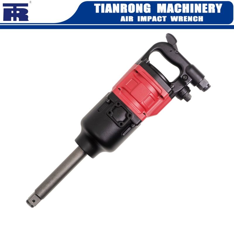 3000 N.M. Torsione 1 pollice Air Impact Wrench personalizzato Disponibile 6 o 8 pollici lunghezza incudine